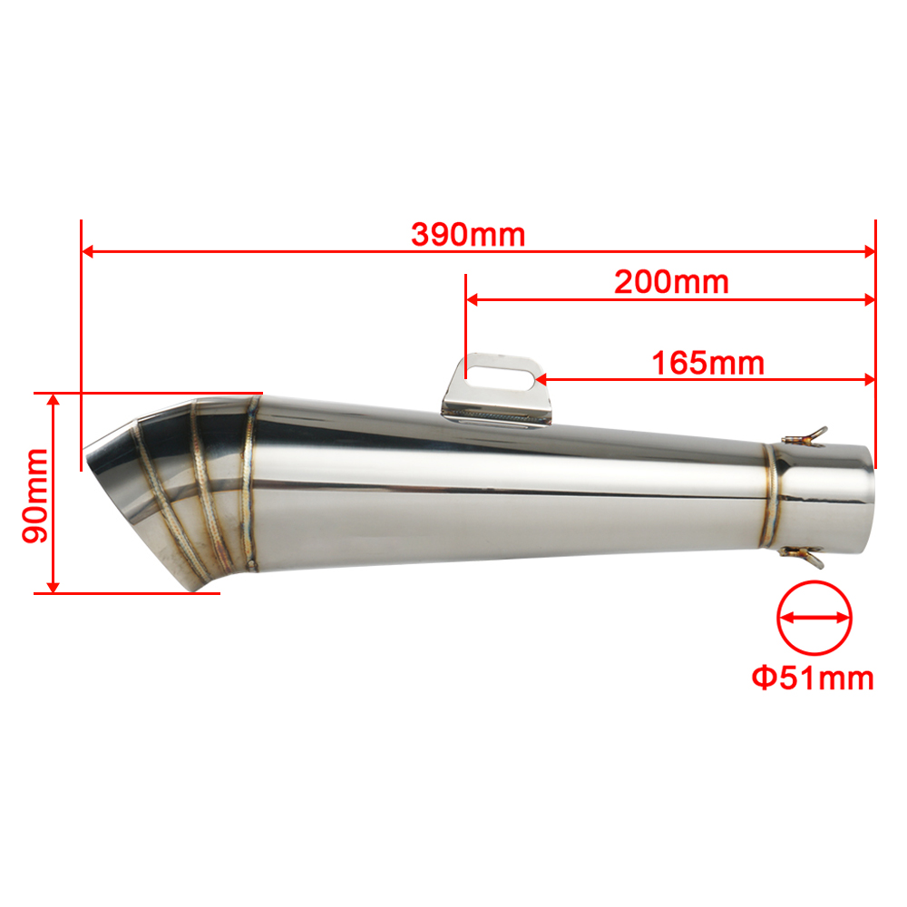 Universal 51mm Motorcycle Exha - Exhaust Pipe Expander 评论和价格