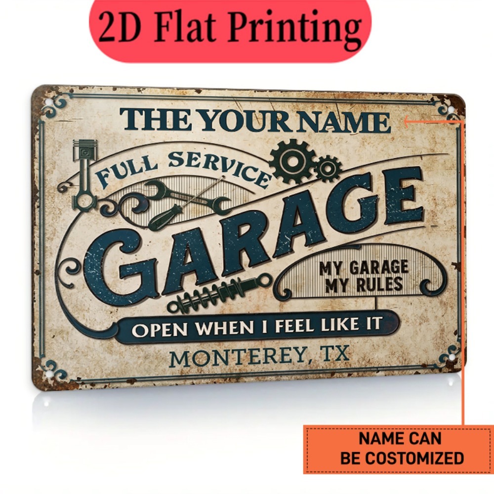 Personalized Custom YOUR NAME  - Auto Repair Shop Names 评论和价格
