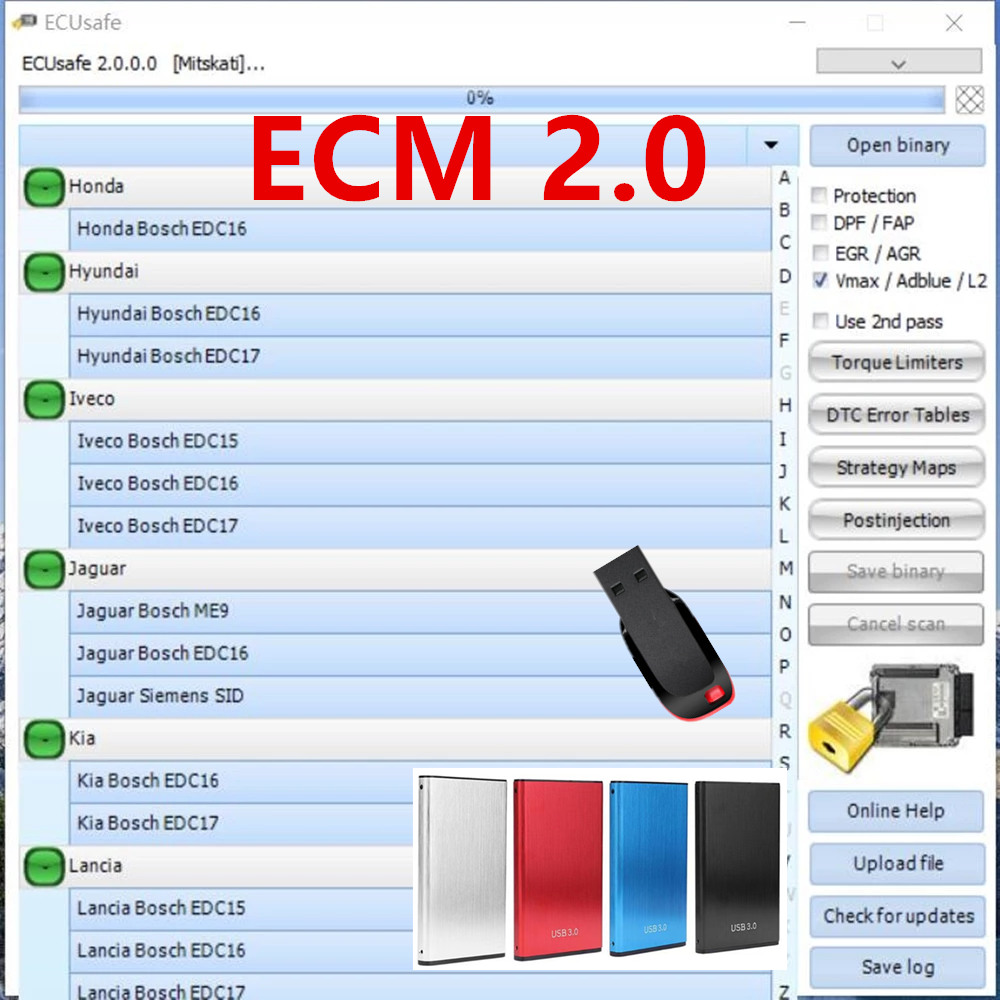 2025 Hot Selling ECUSafe 2.0 E - Auto Repair Shop Diagnostics 评论和价格