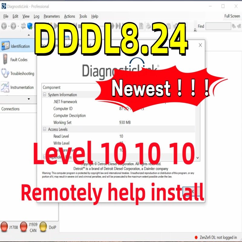 2026 Newest DDDL 8.24 Detroit  - Auto Repair Shop Diagnostics 评论和价格